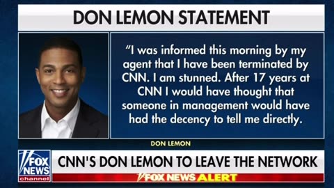 Don Lemon stunned by his termination from CNN