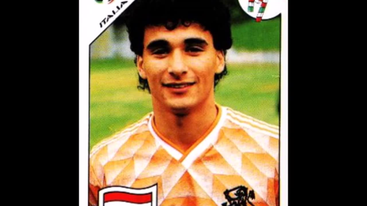 PANINI STICKERS NETHERLANDS TEAM WORLD CUP 1990