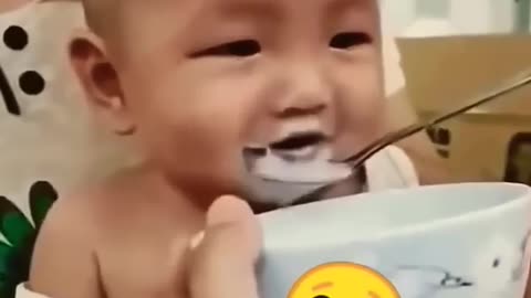 Cute baby smile short