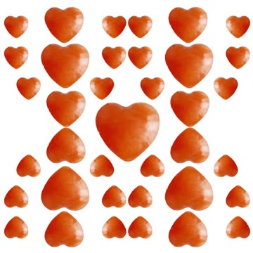 5mm heart-shape Orange spiny oyster Gemstone Cabochon Jewelry Making Fashion Design