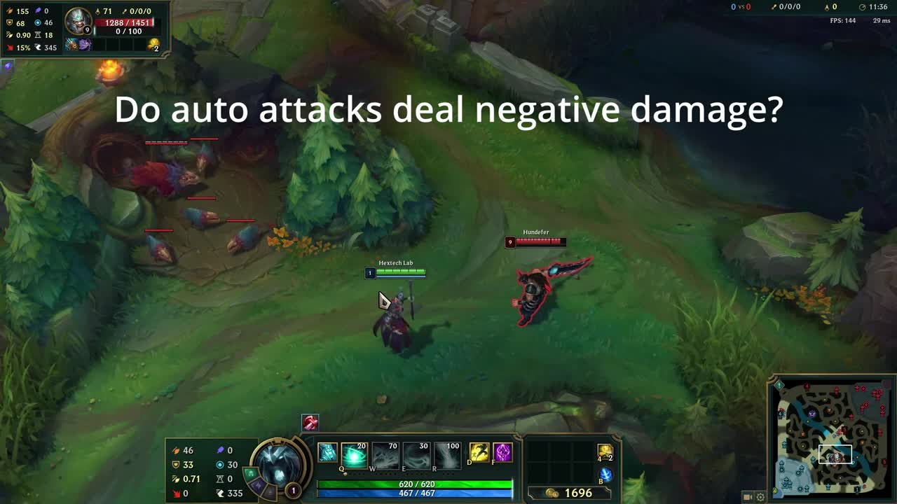 How to get Negative Attack Damage in League of Legends! - What happens with Negative AD?