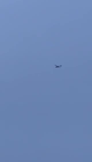 Ukrainian Air Forces shot down drone over the center of Kyiv today