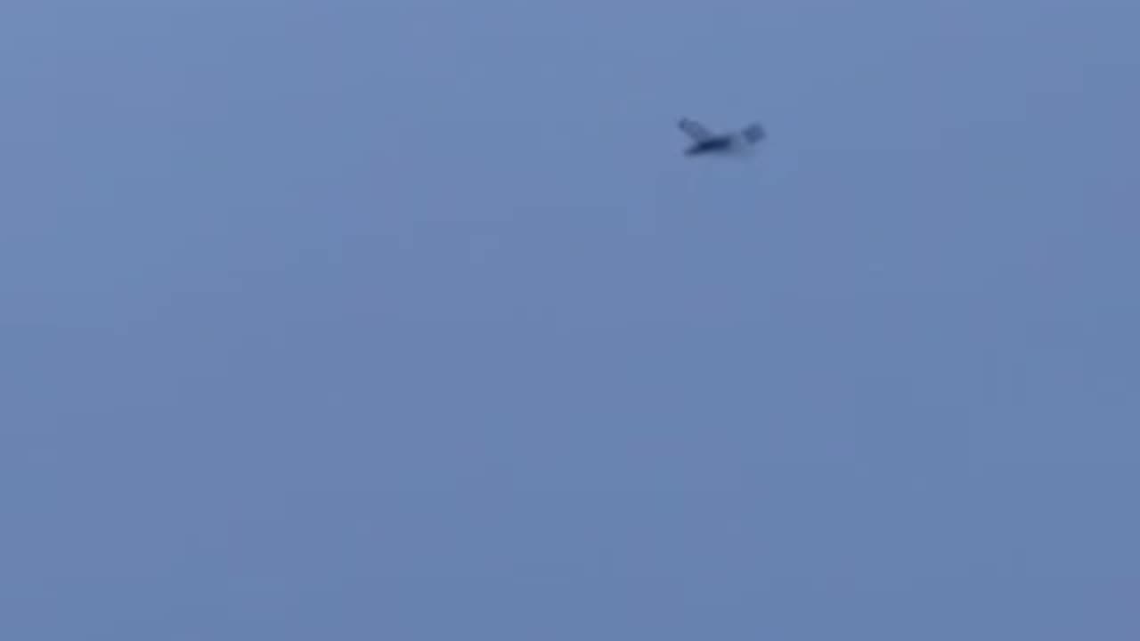 Ukrainian Air Forces shot down drone over the center of Kyiv today