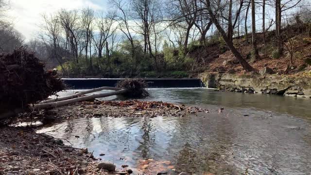 4K Running Water Sounds Mediation Sleep Sounds Bushkill Creek