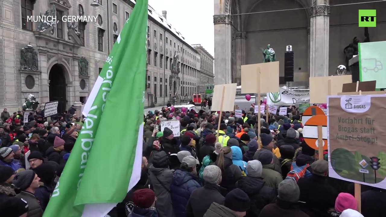 Farmers protest, block roads with tractors in nationwide demonstration in Germany