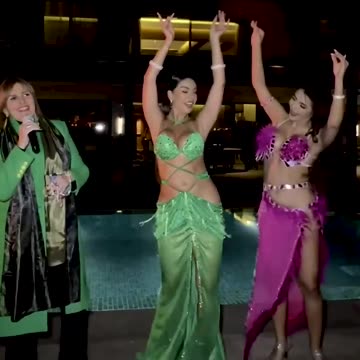 Badra and Samita belly dance queens