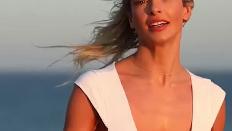 At the beach with hannah palmer