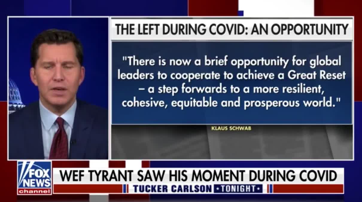 FOX News: WEF tyrant - Time For A New World Order