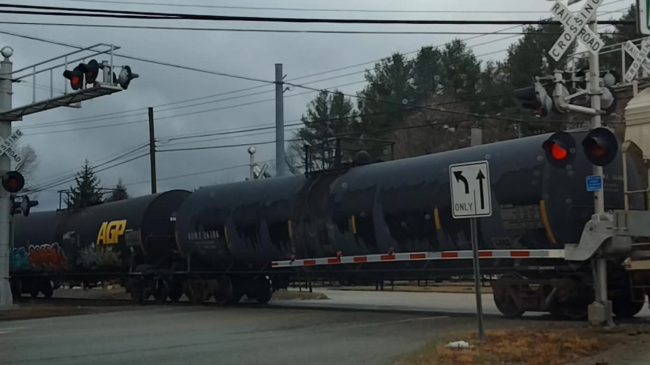 Train passing by in Connecticut