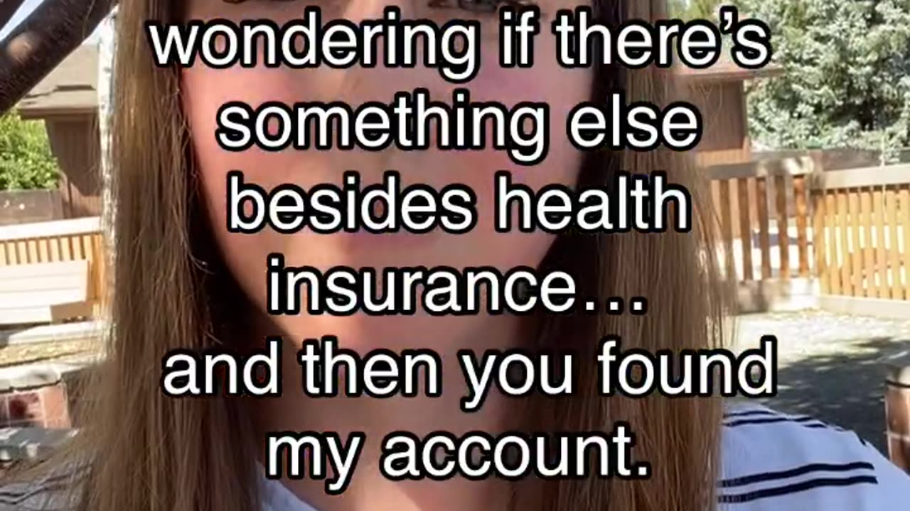 POV: You've been wondering if there's something else besides health insurance... #selfemployed