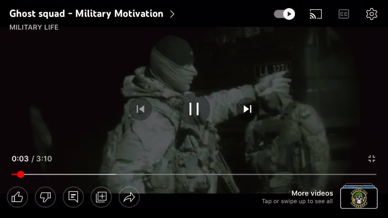 Military Life music:special forces working at night