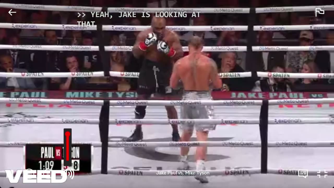 Mike Tyson Jake Paul round 5