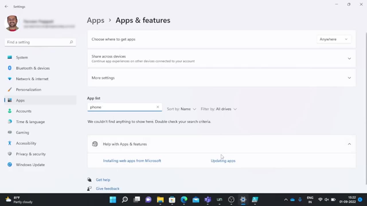 How do I remove Phone Link app from Windows