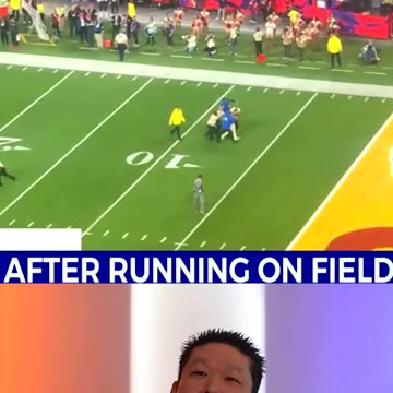 Streakers Ran Onto The Field During The Super Bowl