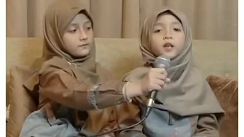 Rahmatul Lil'Alameen sing by cute girls