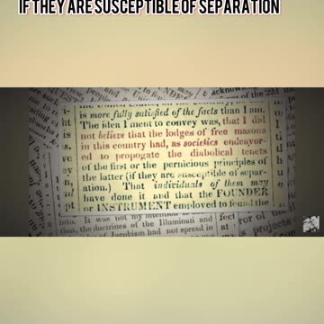 George Washington Letter Proves The Doctrine Of Illuminism Spread to America