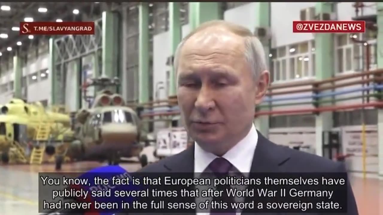 Putin makes a few statements about Europeans and Europe