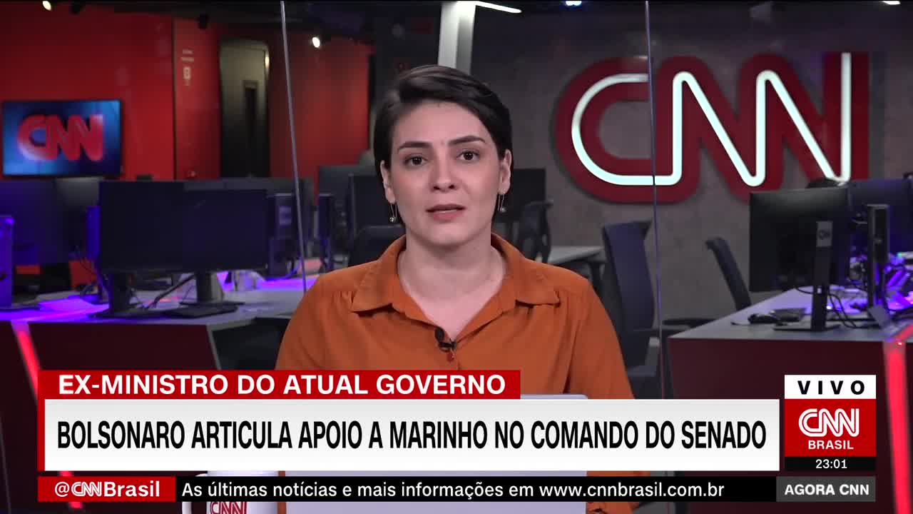 Bolsonaro articula apoio a Marinho no comando do Senado | AGORA CNN