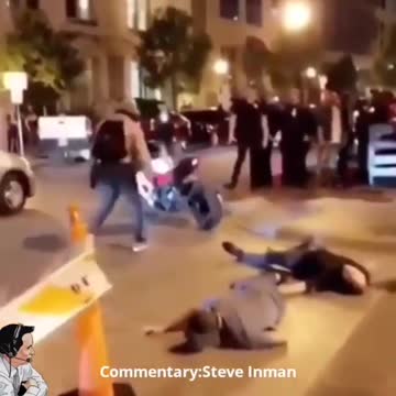 One Biker vs Two Drunks