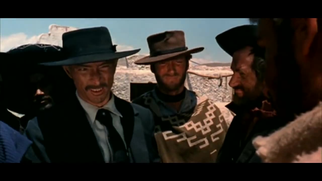 FOR A FEW DOLLARS MORE movie trailer Clint Eastwood, Lee Van Cleef