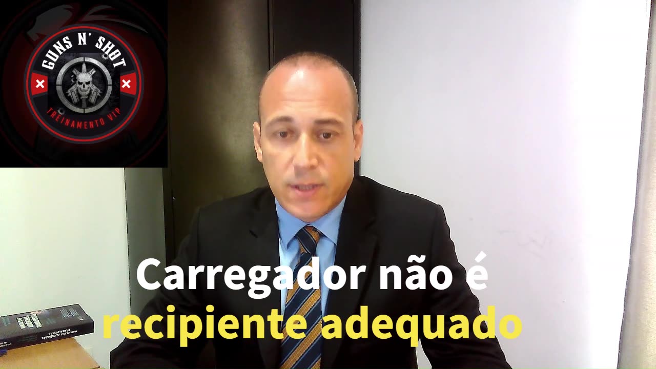 Carregador não é recipiente adequado