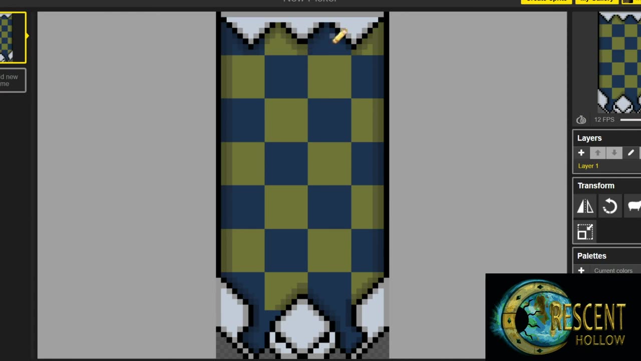 Crescent Hollow RPG Speed Art - Banners Part 2