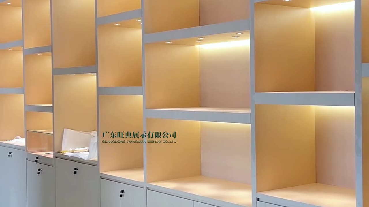 Airport duty free shop high-end showcase design and cabinet customization