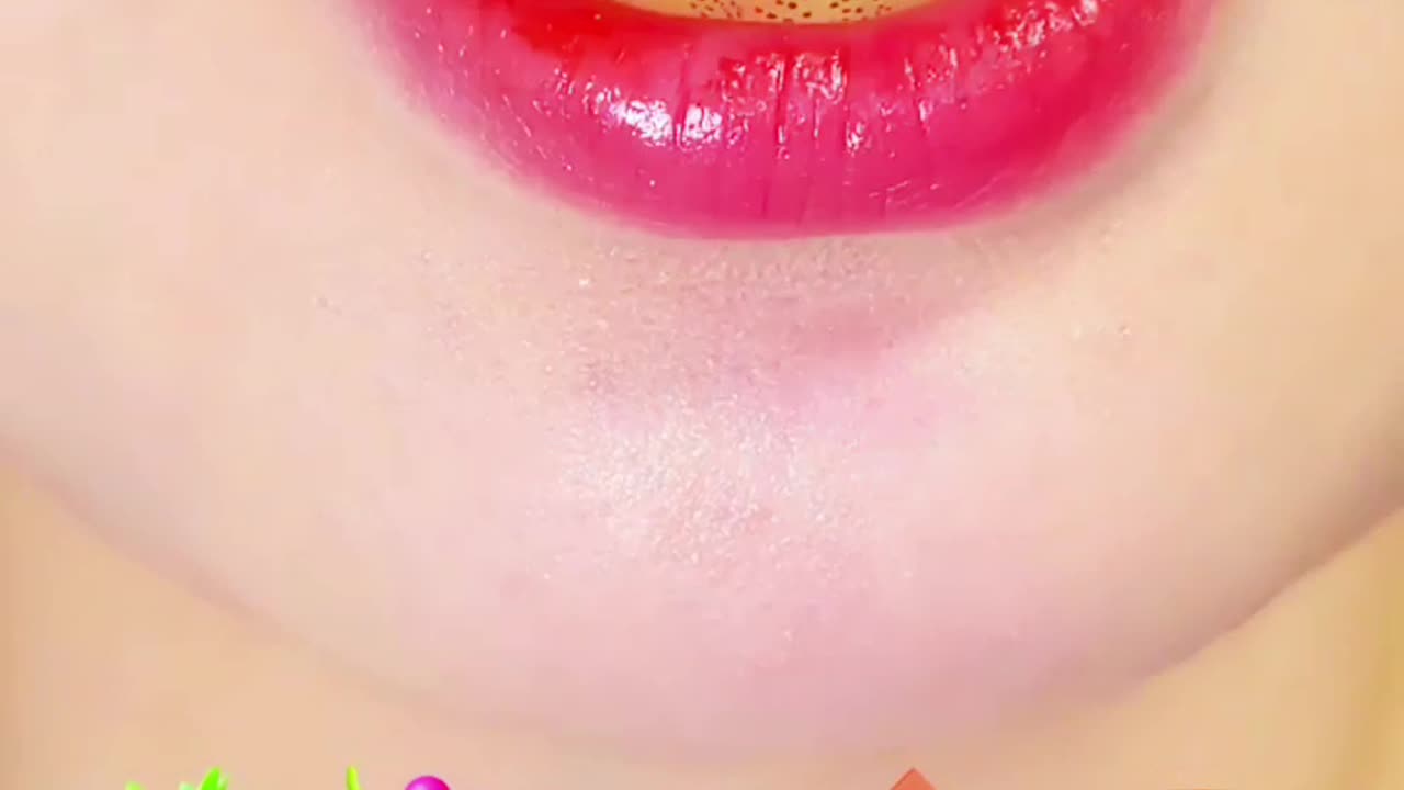 STRAWBERRY TANGHULU SHINE MUSCAT BLUEBERRY EMOJI FOOD eating sounds ASMR satisfying sounds