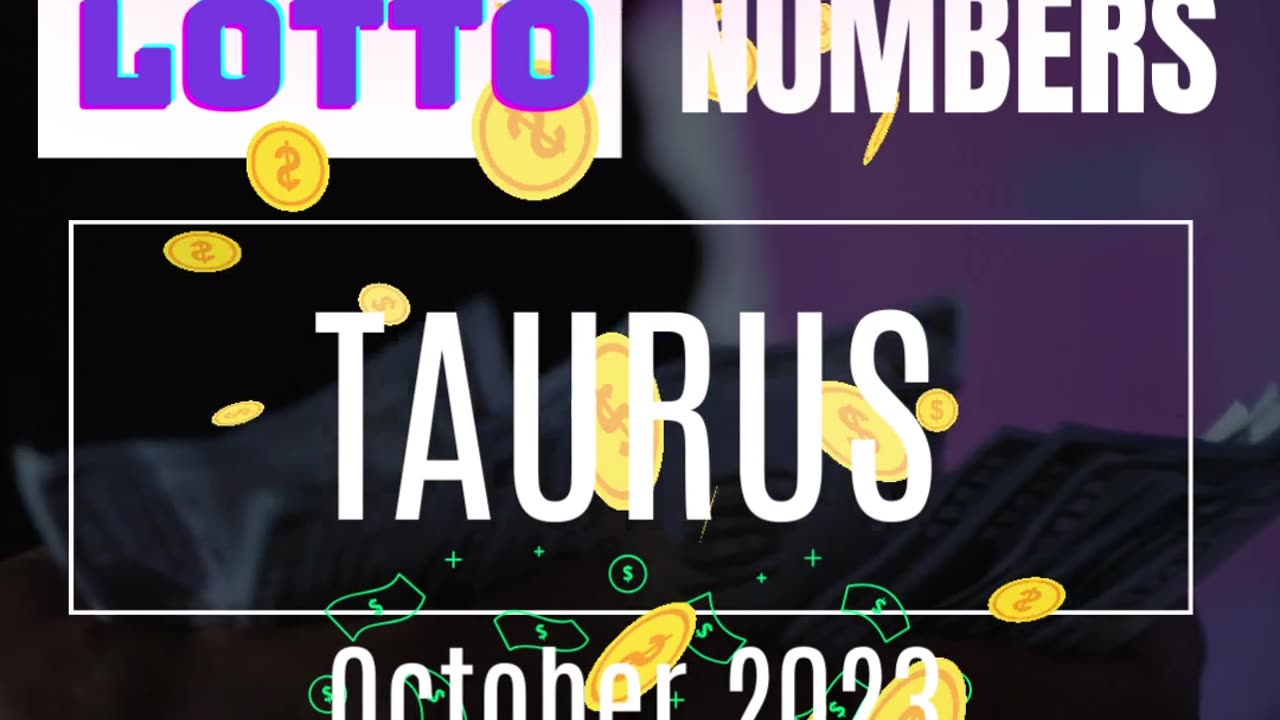 TAURUS JACKPOT WINNER!!💸❤️💲💕❤️✨👉OCTOBER 2023❤️💲💕✨💰❤️💸 Lucky Lotto Numbers. #tarot #lottonumbers