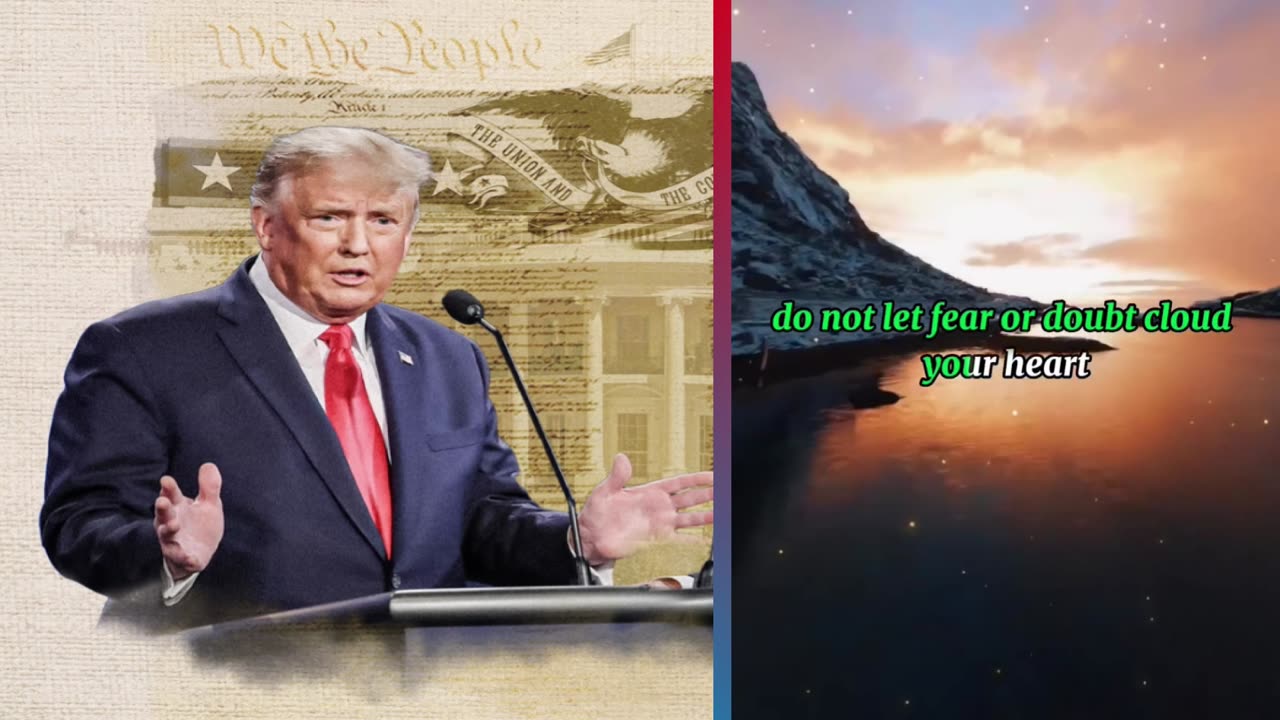 Jesus to President Trump Words of encouragement