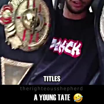 A Young Tate Acting Like ...Tate🤣