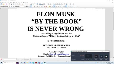 ELON MUSK "BY THE BOOK" IS NEVER WRONG