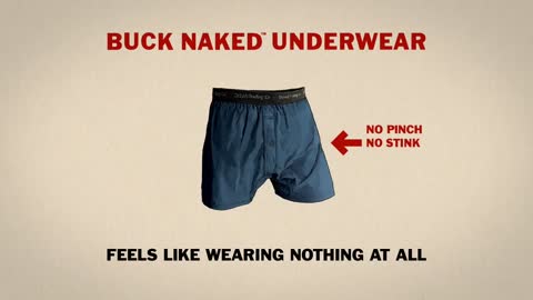 Duluth Trading TV Commercial Buck Naked Underwear