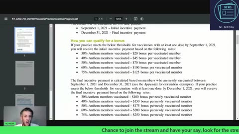 DOCUMENTATIVE PROOF Doctors Were Bribed Into Giving Out V@CCINES.