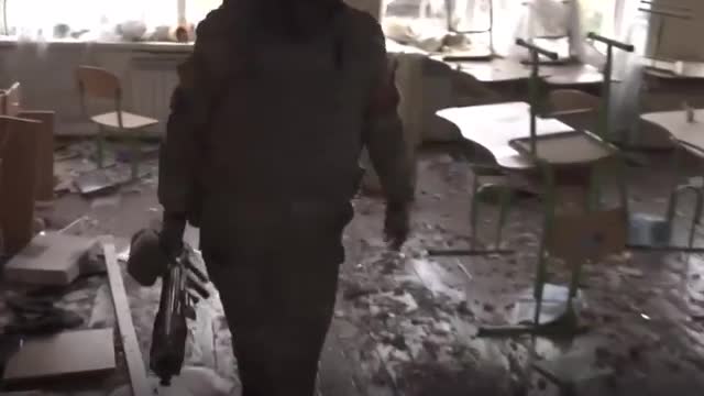 Recalls how NATO troops invaded his country and turned it into ruins