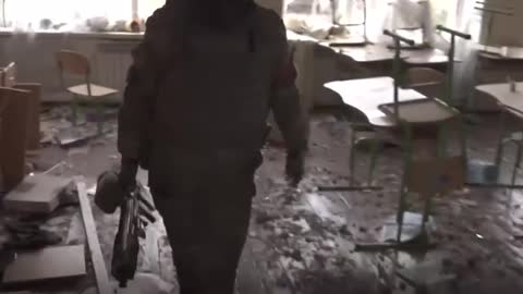 Recalls how NATO troops invaded his country and turned it into ruins