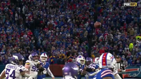 Josh Allen throws INT to Patrick Peterson & Vikings win GAME OF THE YEAR in OT