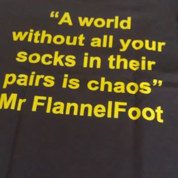 Mr FlannelFoot t-shirts 🧦😍🧦