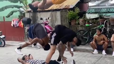 Nice boys stunt