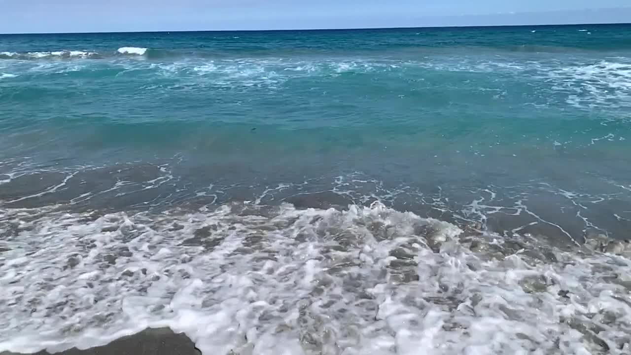 20210324 Spanish River Beach Slow Motion Waves