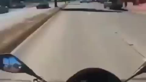 Motorcycle crash