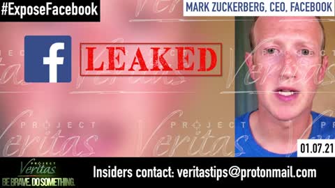 EXPOSED!!! FULL LENGTH INTERNAL FACEBOOK Q & A 01-07-21 ~PROJECT VERITAS~