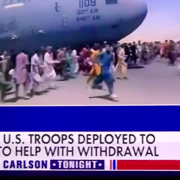 People falling to their death trying to hang onto a C-19 leaving Kabul