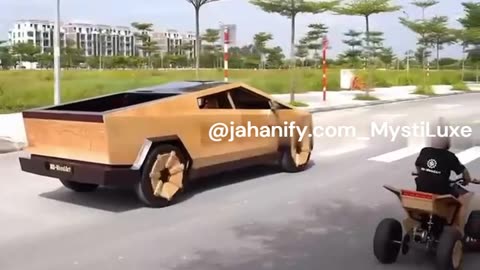 Wooden Electric Car