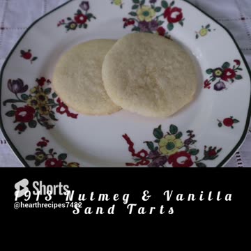 1913 Nutmeg & Vanilla Sand Tarts