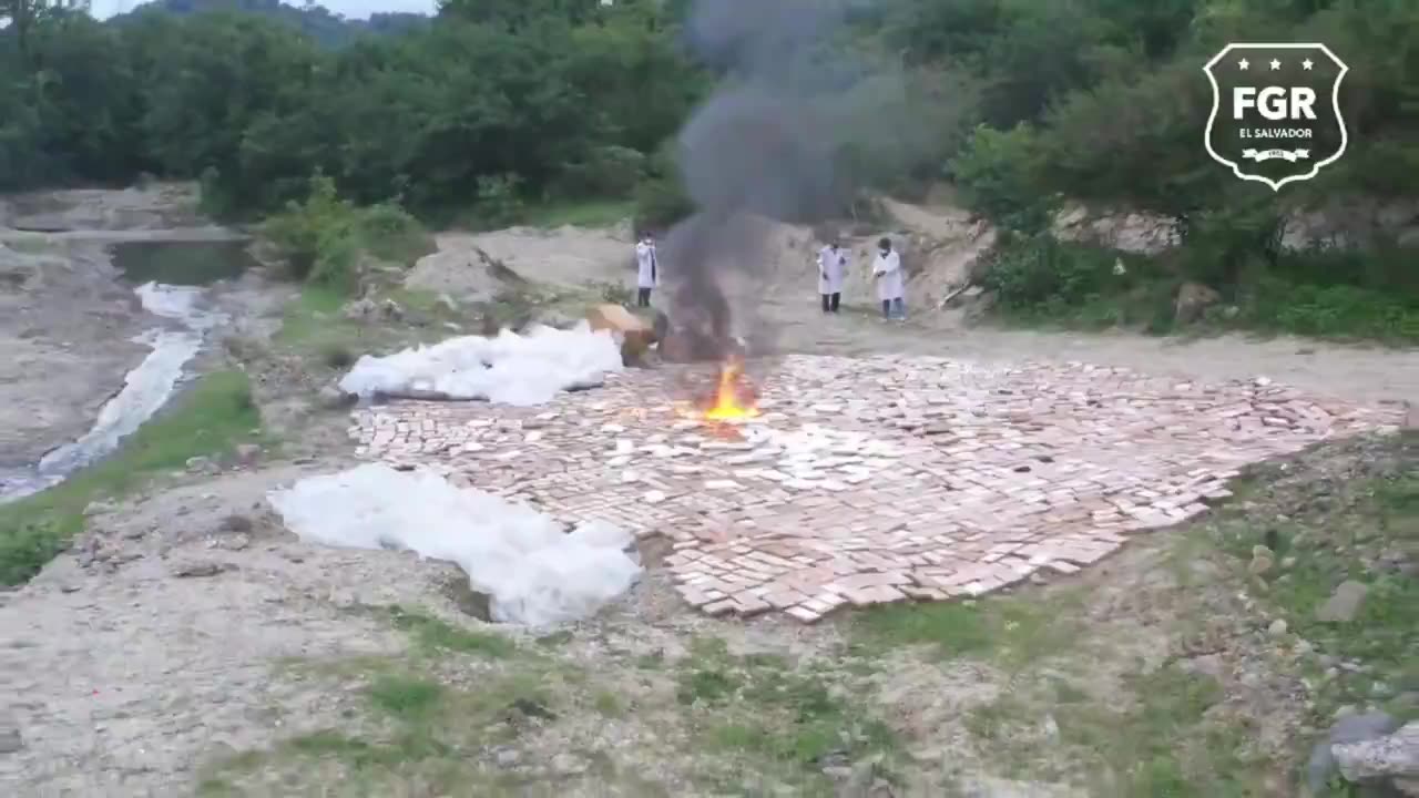 2.7 Tons Of Cocaine Burned In South America