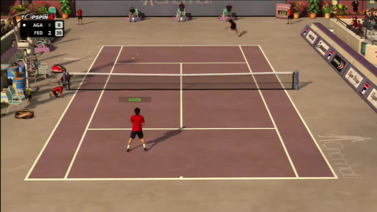 Top Spin 4 Online #7 Federer VS Tsonga