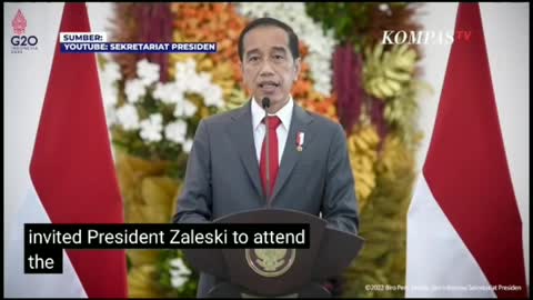 President Of Indonesia Decline military equipment Request by Zelensky for Ukraine