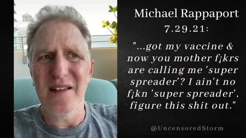 Michael Rappaport Seems Confused about the Vax