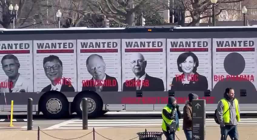 Look at the bus driving around Washington DC today … ...